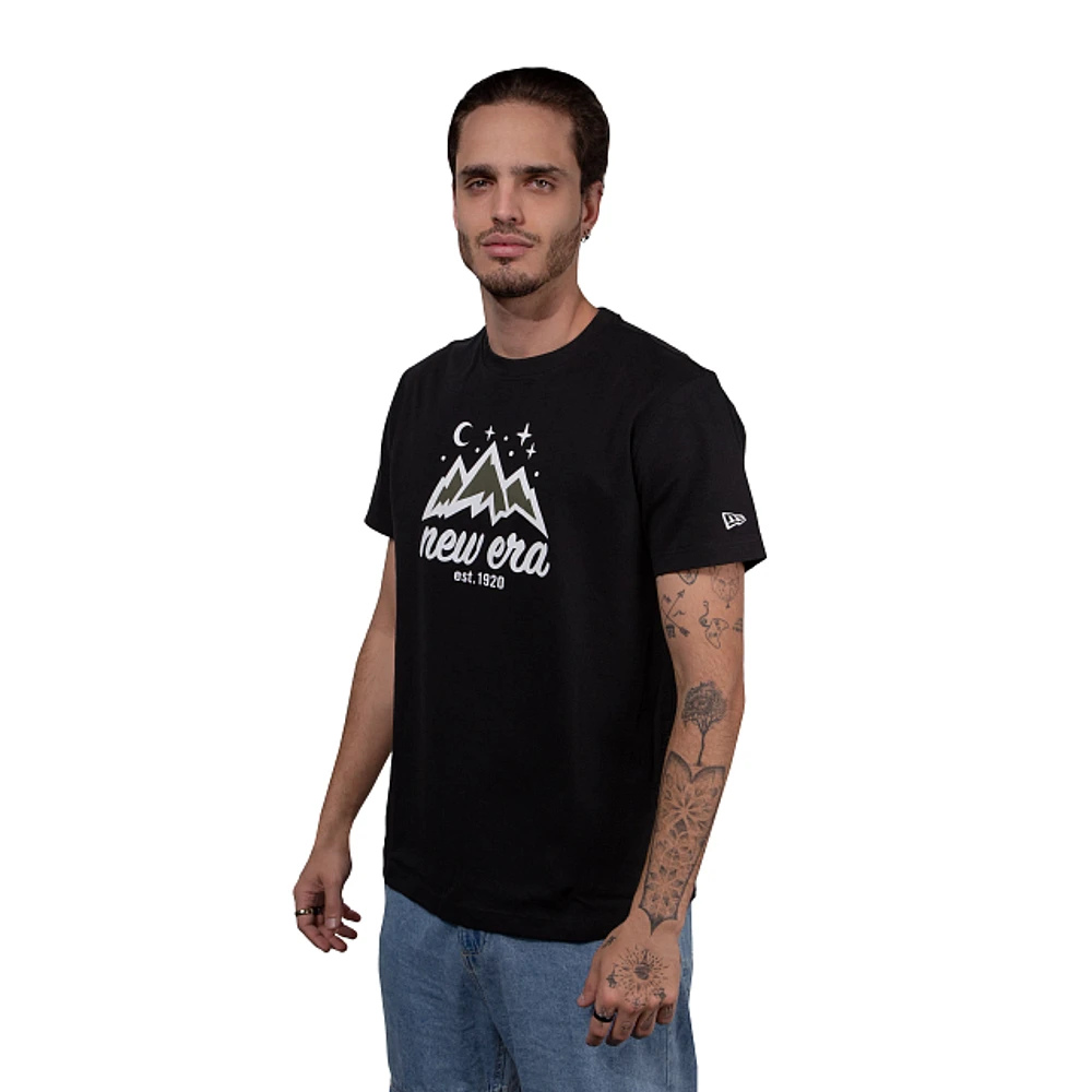 Playera Manga Corta New Era Culture Outdoor Negra