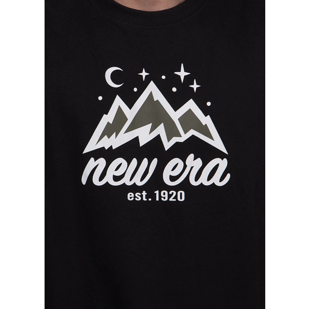 Playera Manga Corta New Era Culture Outdoor Negra