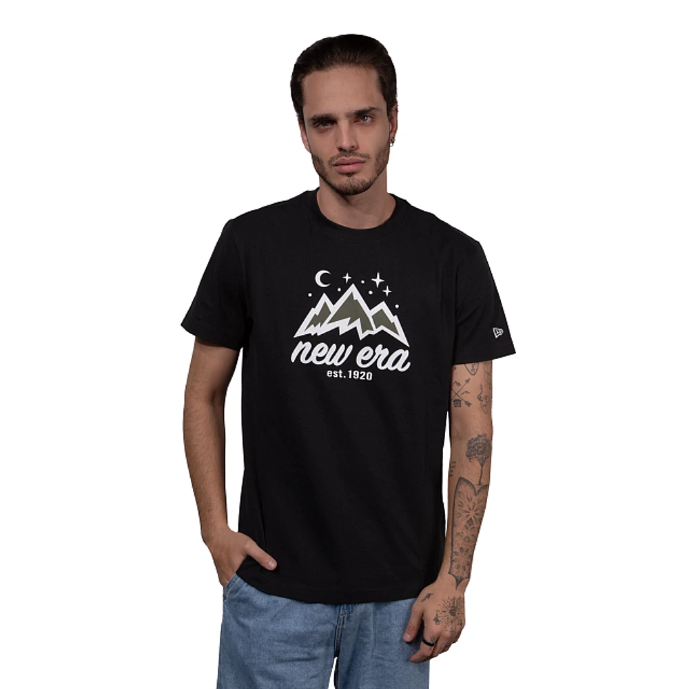 Playera Manga Corta New Era Culture Outdoor Negra