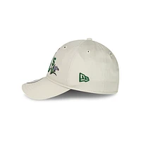 Oakland Athletics MLB Watercolor Floral Collection 9FORTY Strapback