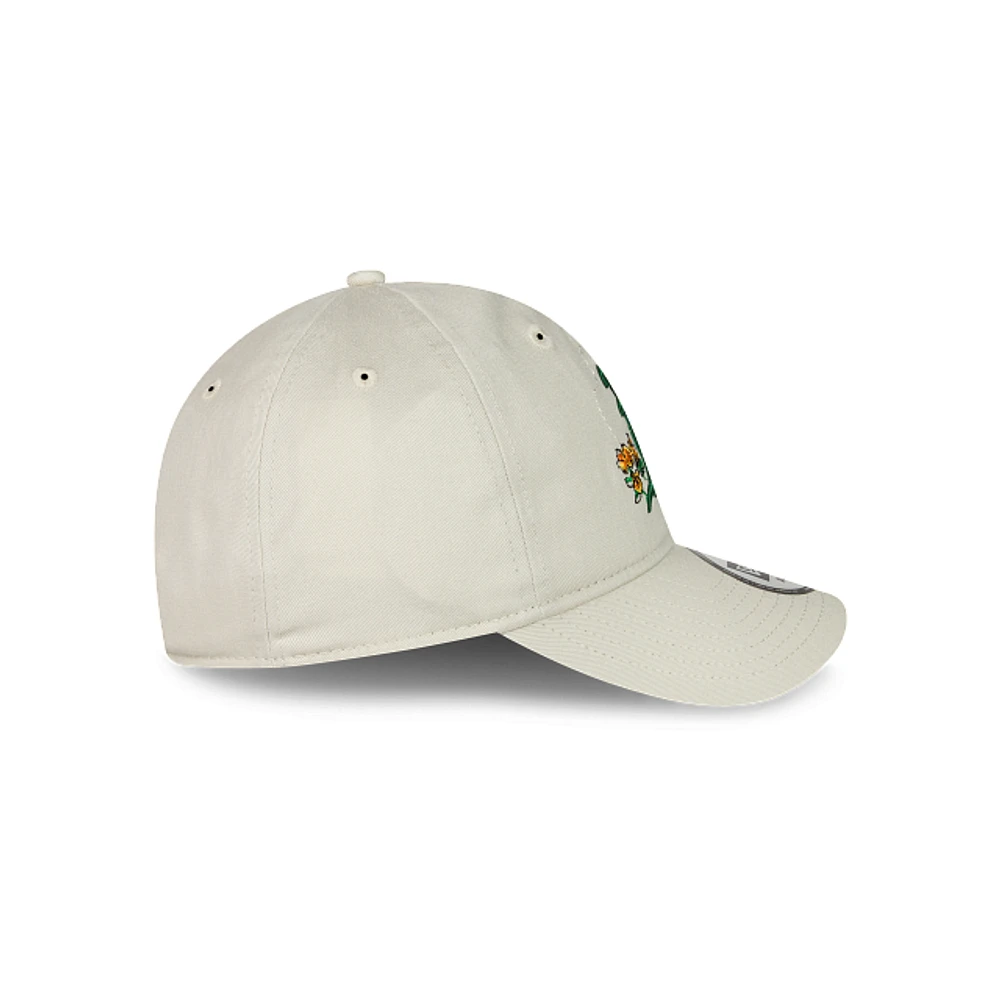 Oakland Athletics MLB Watercolor Floral Collection 9FORTY Strapback