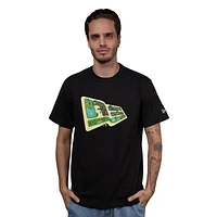 Playera Manga Corta New Era Culture Outdoor Negro