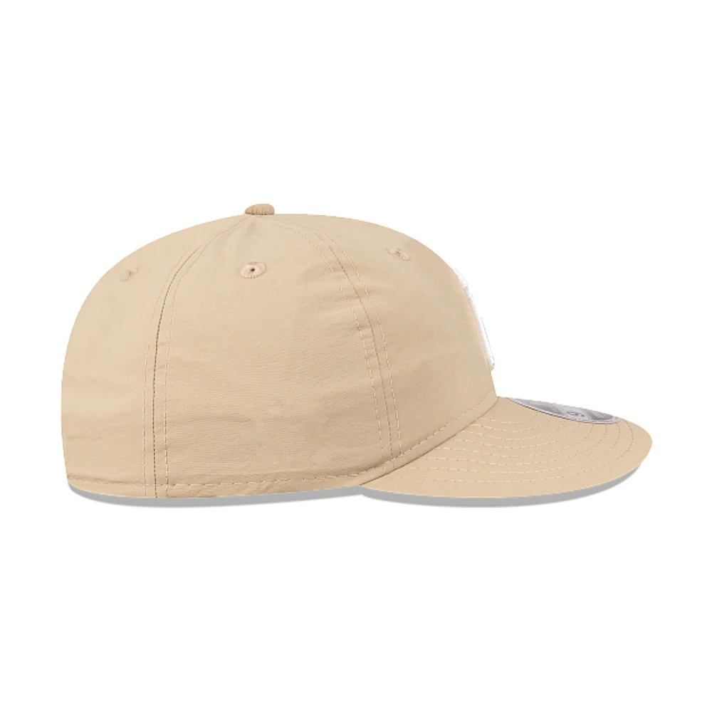 New York Yankees MLB Nylon 9FIFTY Retro Crown Strapback Beige