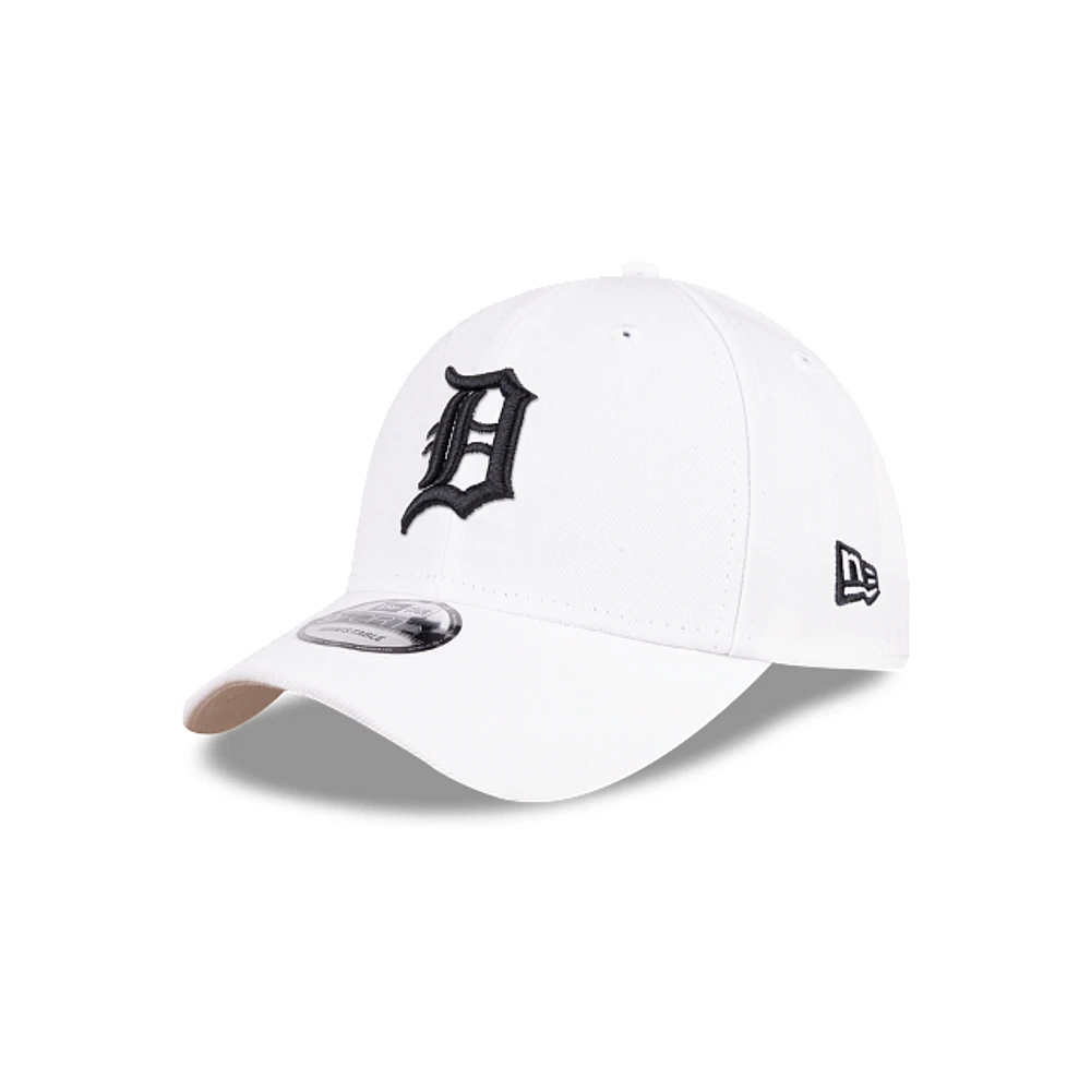 Detroit Tigers MLB White D-Ring 9FORTY Strapback