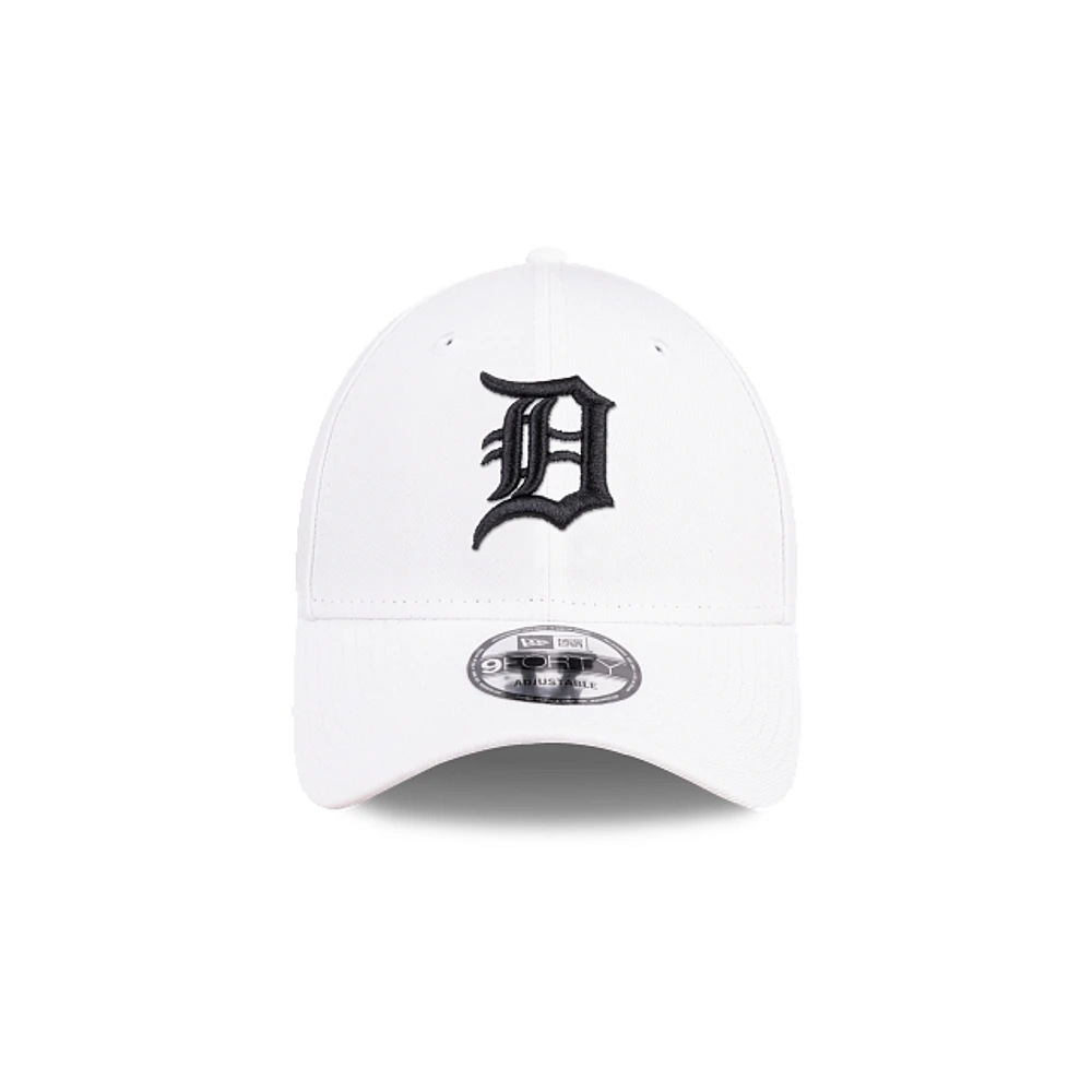 Detroit Tigers MLB White D-Ring 9FORTY Strapback