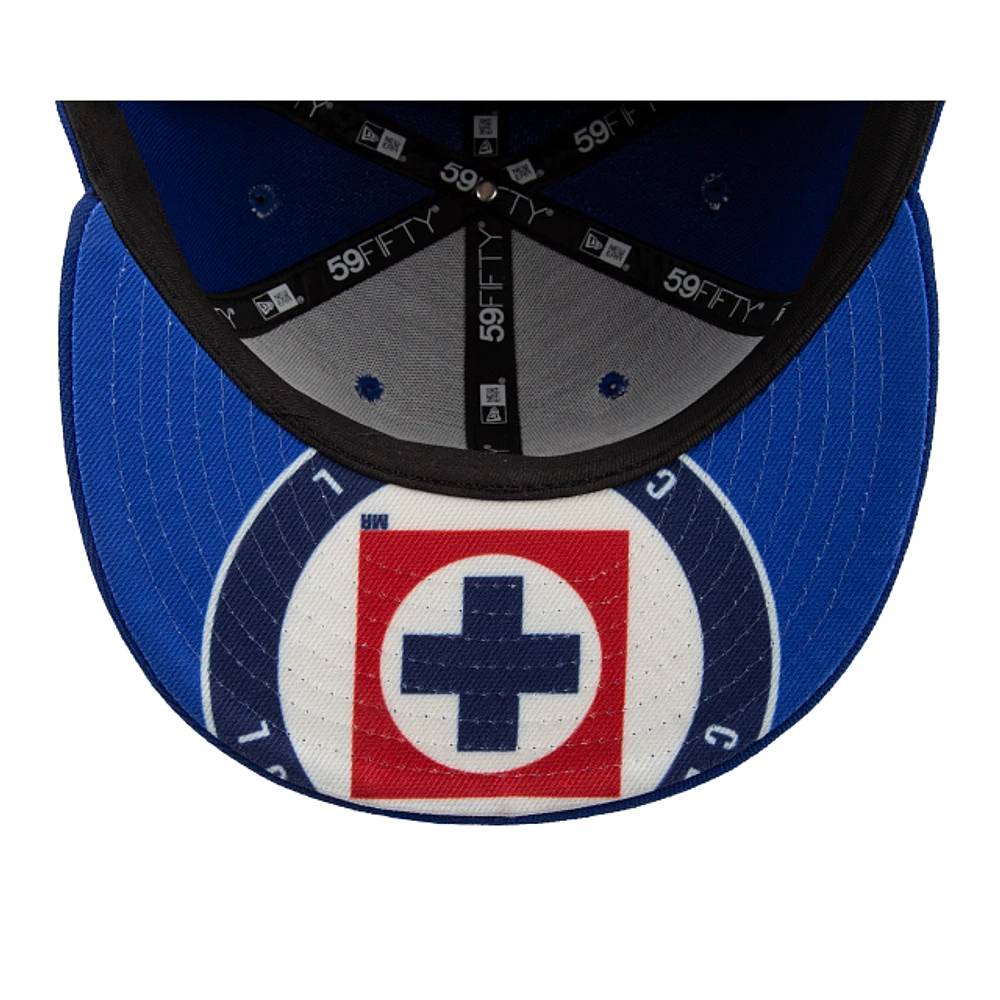 Cruz Azul Futbol Logo Identity Collection  59FIFTY Cerrada