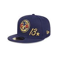 Club América Futbol Championship Collection 59FIFTY Cerrada