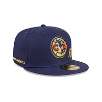 Club América Futbol Championship Collection 59FIFTY Cerrada