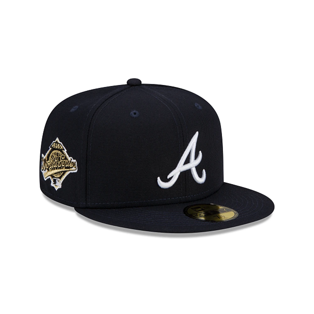 Atlanta Braves MLB Sidepatch 59FIFTY Cerrada Azul