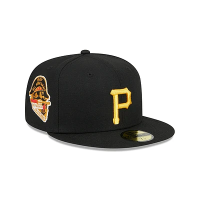 Pittsburgh Pirates MLB Sidepatch 59FIFTY Cerrada Negra