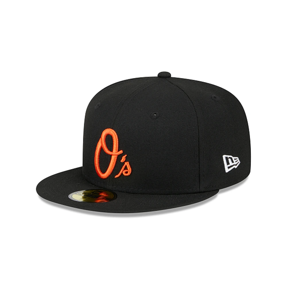 Baltimore Orioles MLB Sidepatch 59FIFTY Cerrada Negra