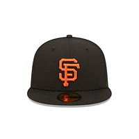 San Francisco Giants MLB Sidepatch 59FIFTY Cerrada Negra