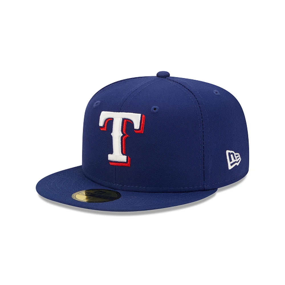 Texas Rangers MLB Sidepatch 59FIFTY Cerrada Azul