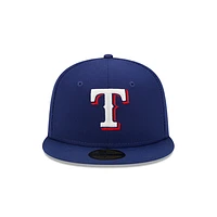 Texas Rangers MLB Sidepatch 59FIFTY Cerrada Azul