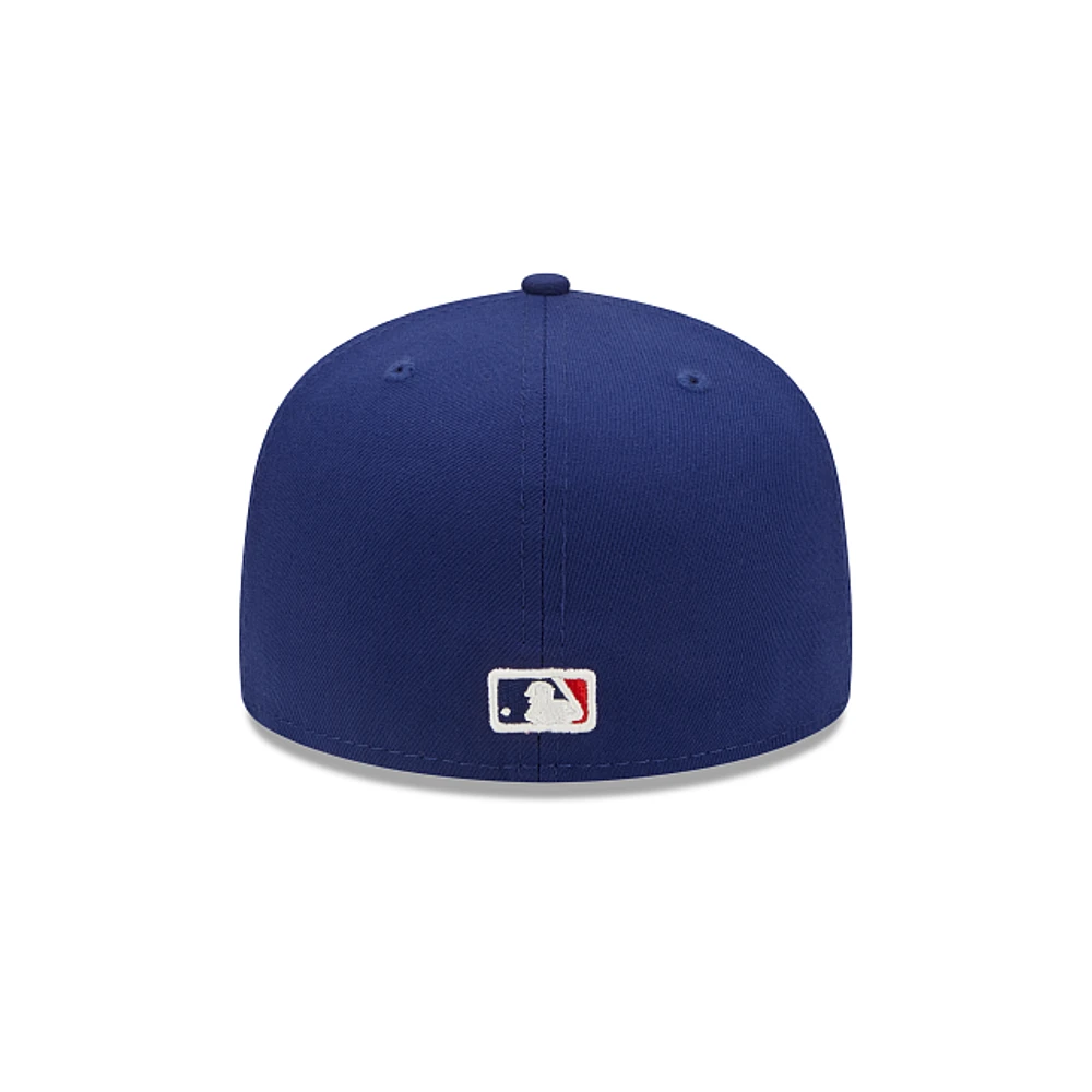 Texas Rangers MLB Sidepatch 59FIFTY Cerrada Azul
