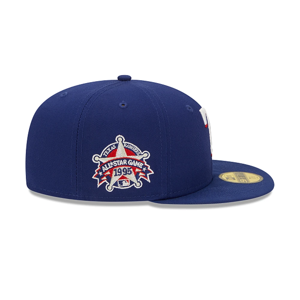 Texas Rangers MLB Sidepatch 59FIFTY Cerrada Azul