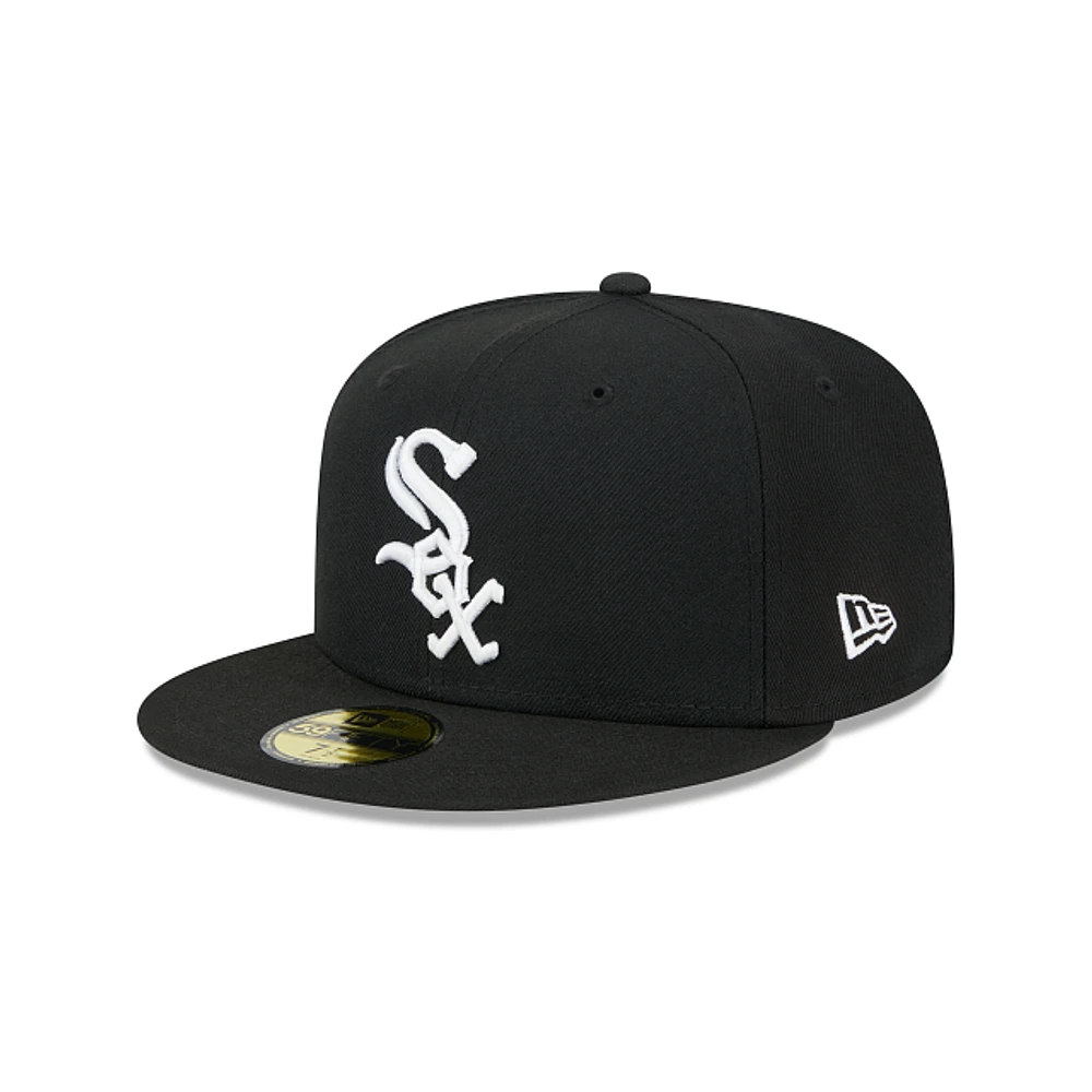 Chicago White Sox MLB Sidepatch 59FIFTY Cerrada Negra