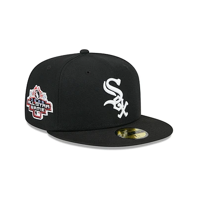 Chicago White Sox MLB Sidepatch 59FIFTY Cerrada Negra