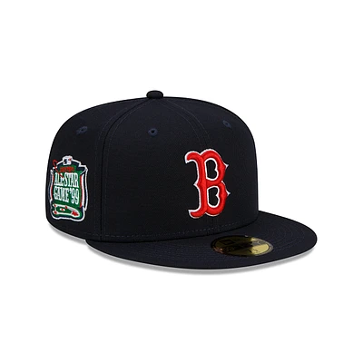 Boston Red Sox MLB Sidepatch 59FIFTY Cerrada Azul
