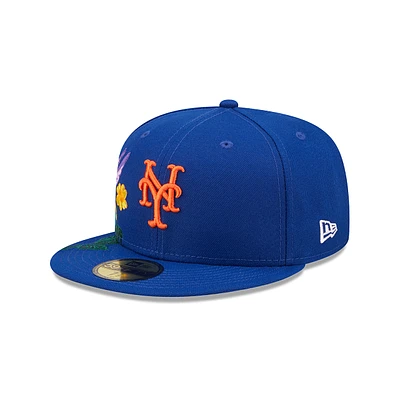 New York Mets MLB Blooming 59FIFTY Cerrada