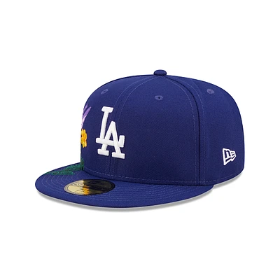 Los Angeles Dodgers MLB Blooming 59FIFTY Cerrada