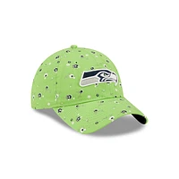 Seattle Seahawks Women's Floral 9TWENTY Strapback para Mujer