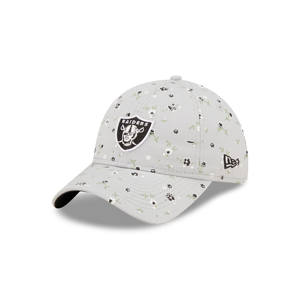 Las Vegas Raiders Women's Floral 9TWENTY Strapback para Mujer