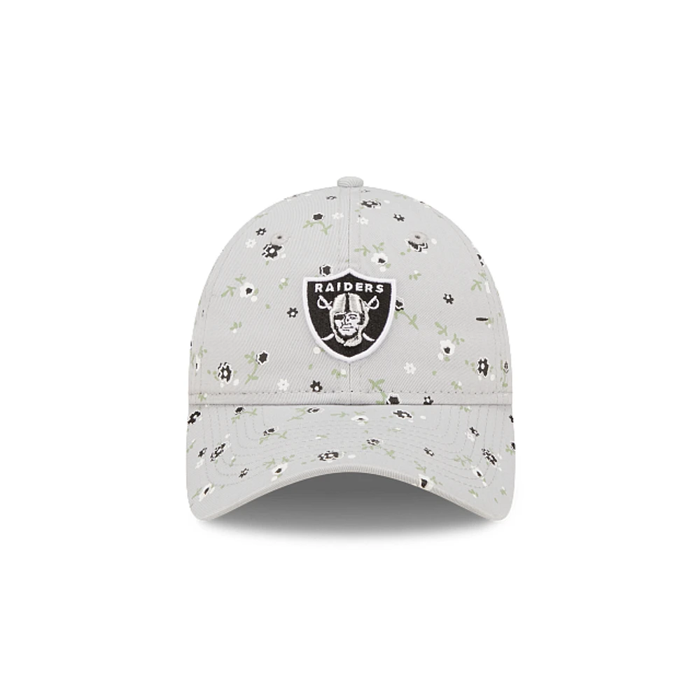 Las Vegas Raiders Women's Floral 9TWENTY Strapback para Mujer