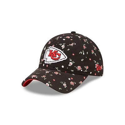 Kansas City Chiefs Women's Floral 9TWENTY Strapback para Mujer