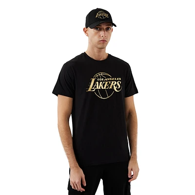 Playera Manga Corta Los Angeles Lakers NBA Foil Logo