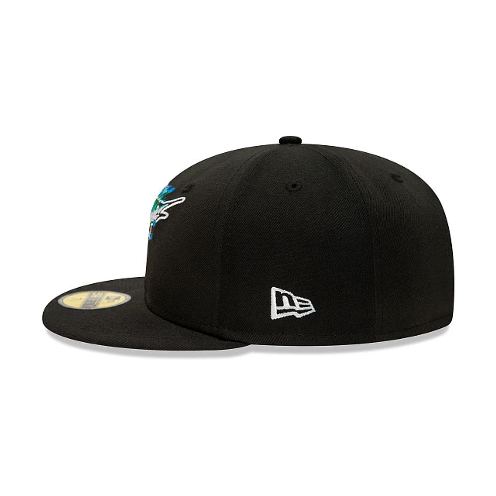 Miami Marlins MLB Side Patch Bloom 59FIFTY Cerrada