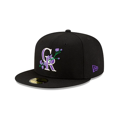 Colorado Rockies MLB Side Patch Bloom 59FIFTY Cerrada