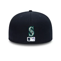 Seattle Mariners MLB Side Patch Bloom 59FIFTY Cerrada