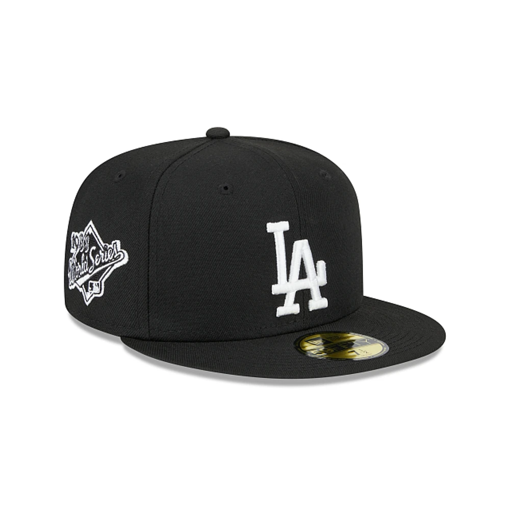 Los Angeles Dodgers MLB Sidepatch 59FIFTY Cerrada Negra