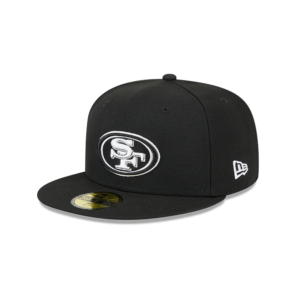 San Francisco 49Ers NFL Sidepatch 59FIFTY Cerrada Negra