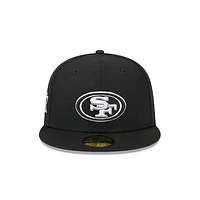 San Francisco 49Ers NFL Sidepatch 59FIFTY Cerrada Negra