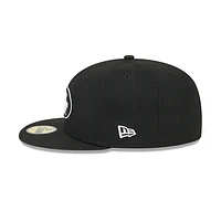 San Francisco 49Ers NFL Sidepatch 59FIFTY Cerrada Negra