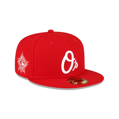 Baltimore Orioles MLB Sidepatch 59FIFTY Cerrada Roja