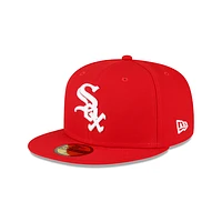 Chicago White Sox MLB Sidepatch 59FIFTY Cerrada Roja