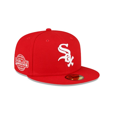 Chicago White Sox MLB Sidepatch 59FIFTY Cerrada Roja