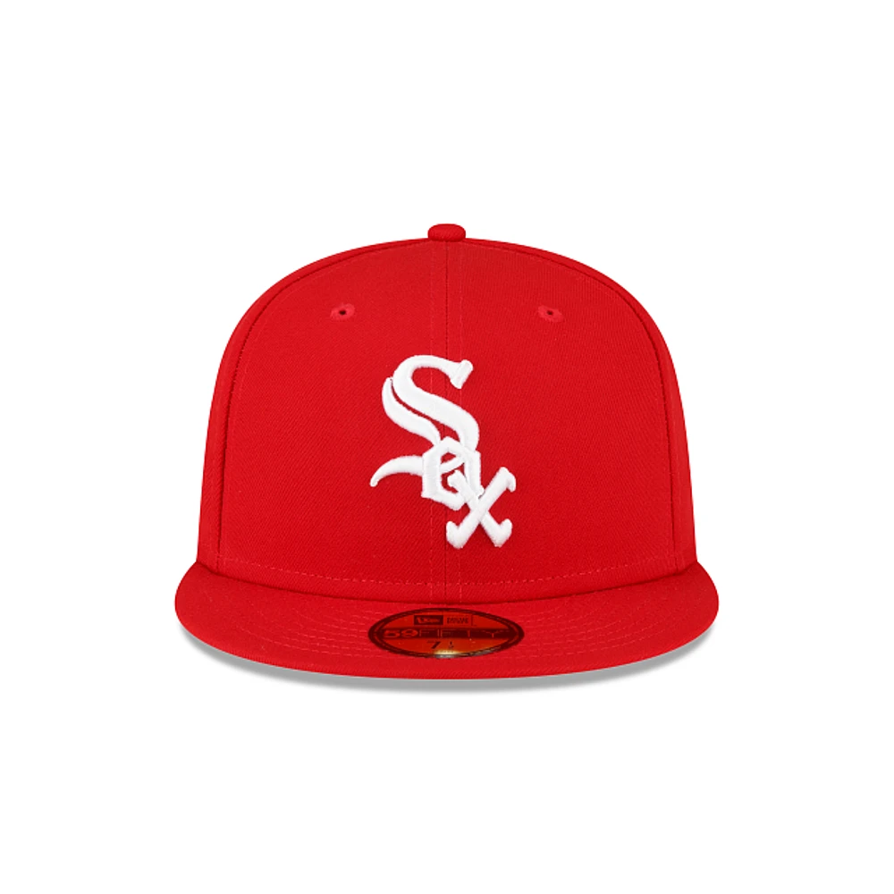 Chicago White Sox MLB Sidepatch 59FIFTY Cerrada Roja