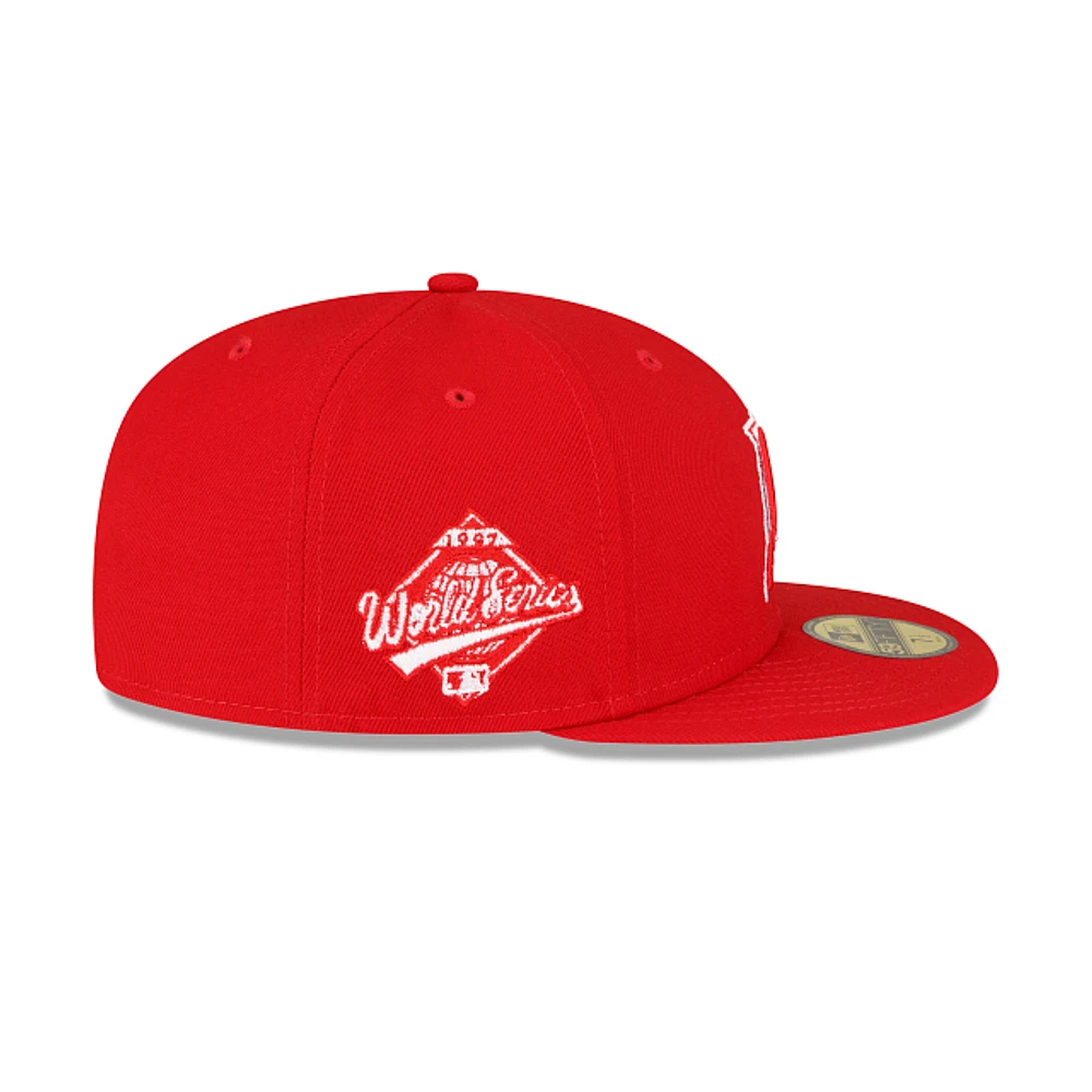 Miami Marlins MLB Sidepatch 59FIFTY Cerrada Roja