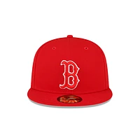 Boston Red Sox MLB Sidepatch 59FIFTY Cerrada Roja