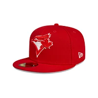 Toronto Blue Jays MLB Sidepatch 59FIFTY Cerrada Roja