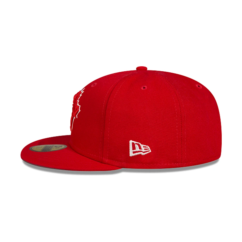 Toronto Blue Jays MLB Sidepatch 59FIFTY Cerrada Roja