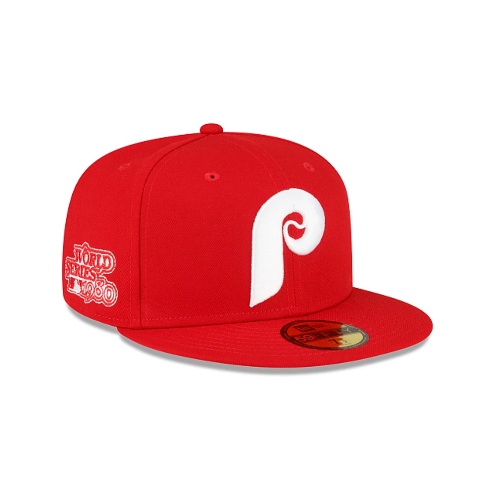 Philadelphia Phillies MLB Sidepatch 59FIFTY Cerrada Roja