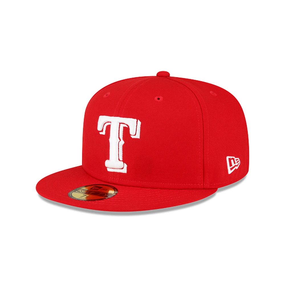 Texas Rangers MLB Sidepatch 59FIFTY Cerrada Roja