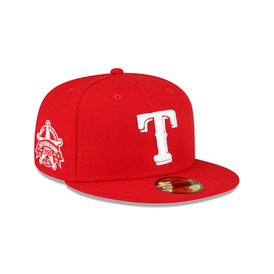 Texas Rangers MLB Sidepatch 59FIFTY Cerrada Roja