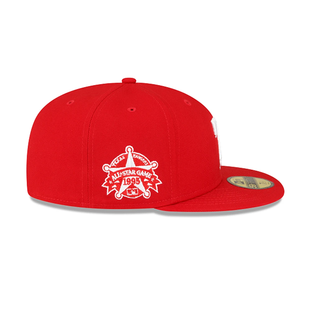 Texas Rangers MLB Sidepatch 59FIFTY Cerrada Roja