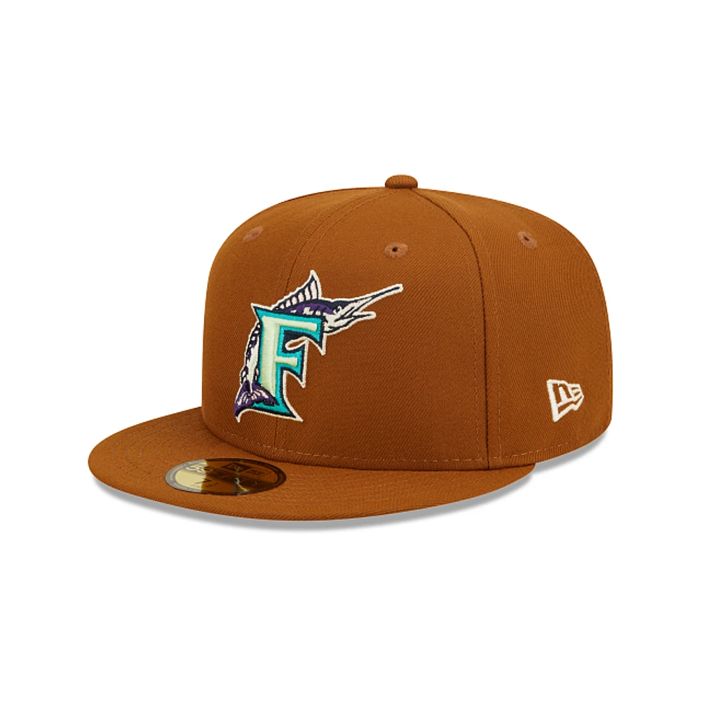 Miami Marlins MLB Vintage Floral 59FIFTY Cerrada